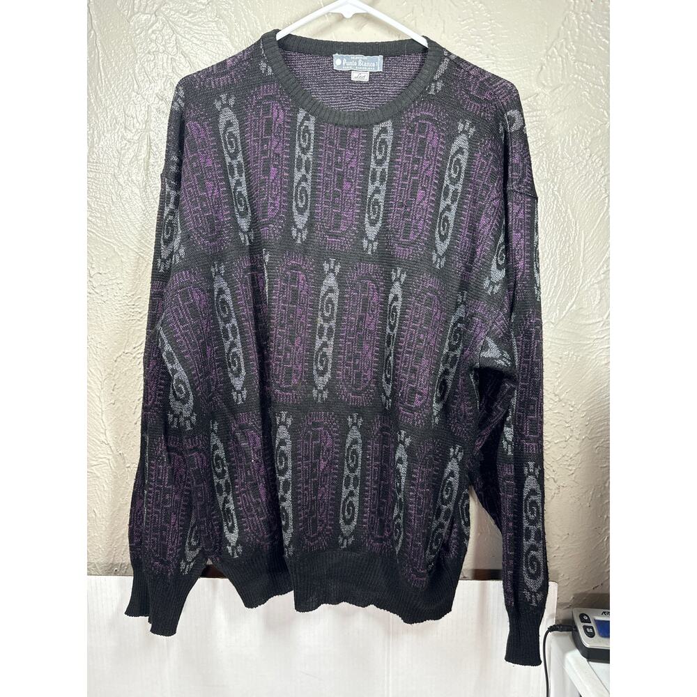 Punto Blanco Leos Men's‎ Crew Neck Light Weight Sweater Size 5 (Medium)